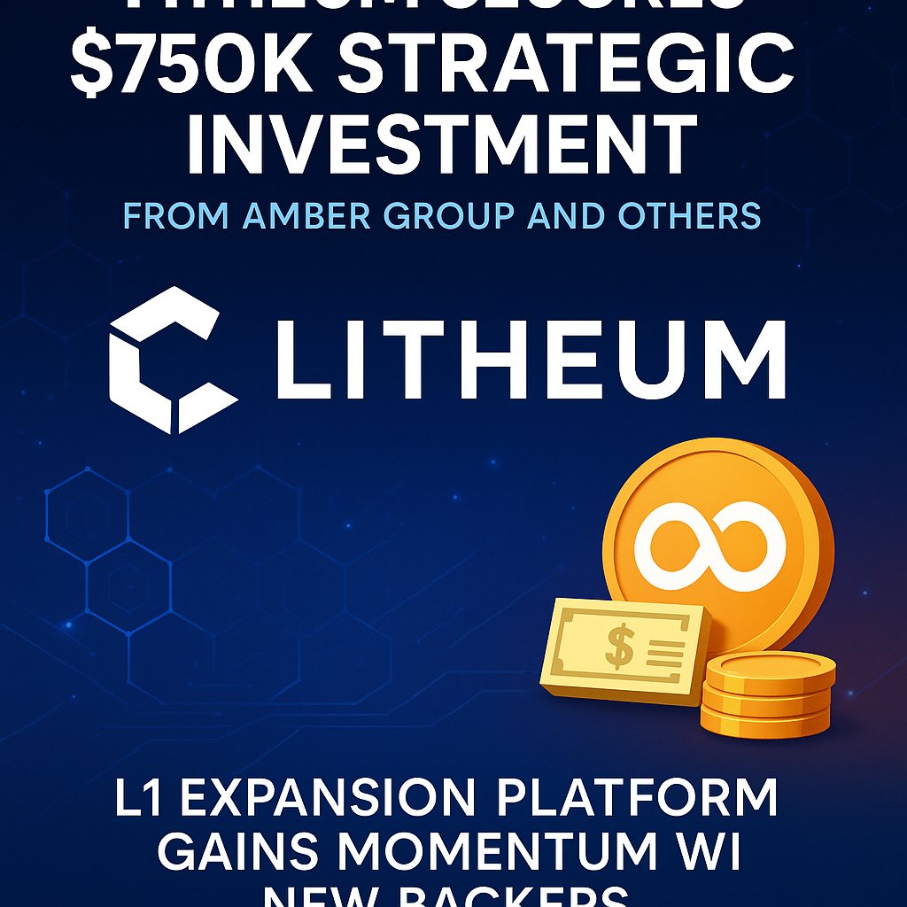 mizuno8008's tweet image. L1 blockchain expansion platform #Litheum announced that it has received strategic investment from Amber Group and Alphemy Capital, with an investment amount of US$750,000. The new funds will be used to build its #DeFi and microcredit decentralized applications based on…
