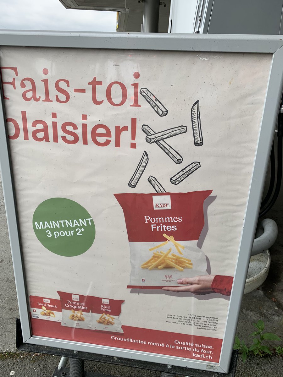 Faire relire l’affiche par un Welsche ? Aber warum ?