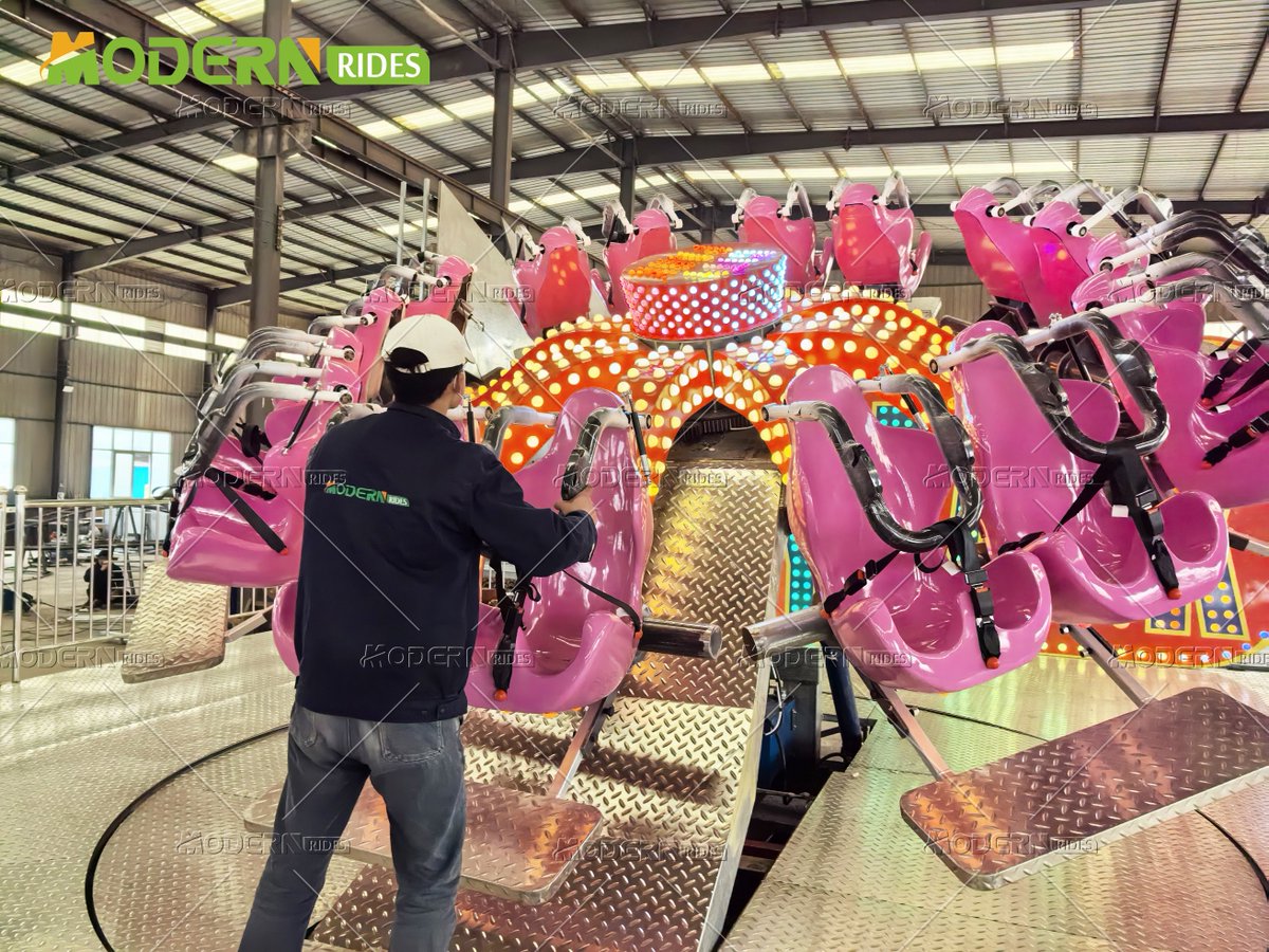 Turntable Ride Giant Spinning Turntable Ride | Instant Setup & Play + Dynamic Light ...