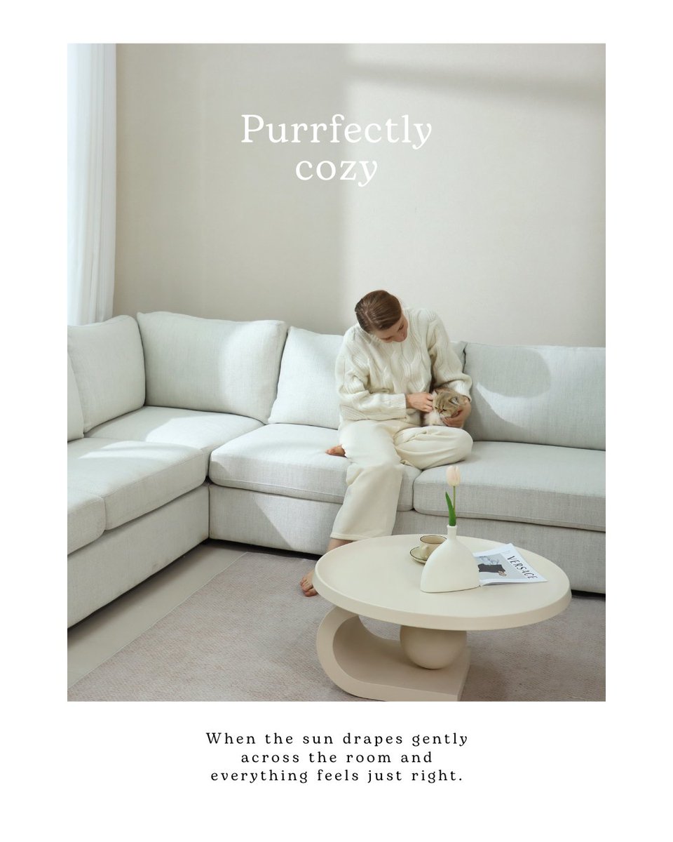 abcasahome's tweet image. Afternoons like this &amp;gt;&amp;gt;&amp;gt;
#cozyhome #homedecor #neutralvibes #catapproved