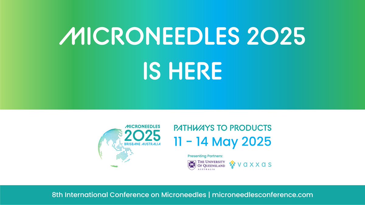 Microneedles 2025 is here!

We’re kicking off 4 days of cutting-edge science &amp; global speakers in microneedle technology around the theme of ‘Pathways to Product’.

🎤 Hear from expert speakers
🤝 Connect with global leaders
💬 Discover inspiring session

Let’s shape the future!