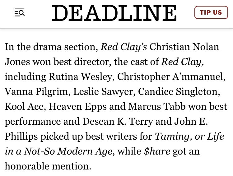 Two shorts I’ve won best director awards for now 😤🤝🏽