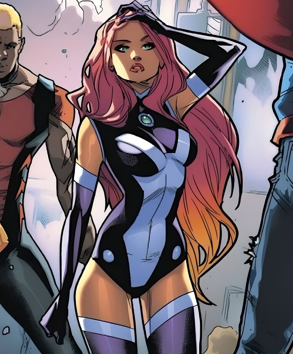 Marcyboba's tweet photo. your starfire ✨💜 #Starfire #StarfireTeenTitans https://t.co/UiOqRs3DZ7