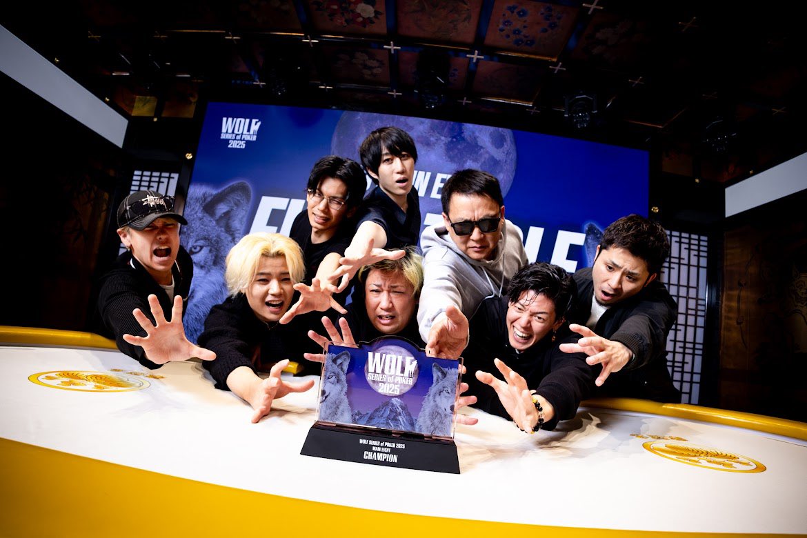 OK2_poker's tweet photo. -WOLF MAIN 5th-

初参加で5位入賞！！！ https://t.co/U0KTfszk1K