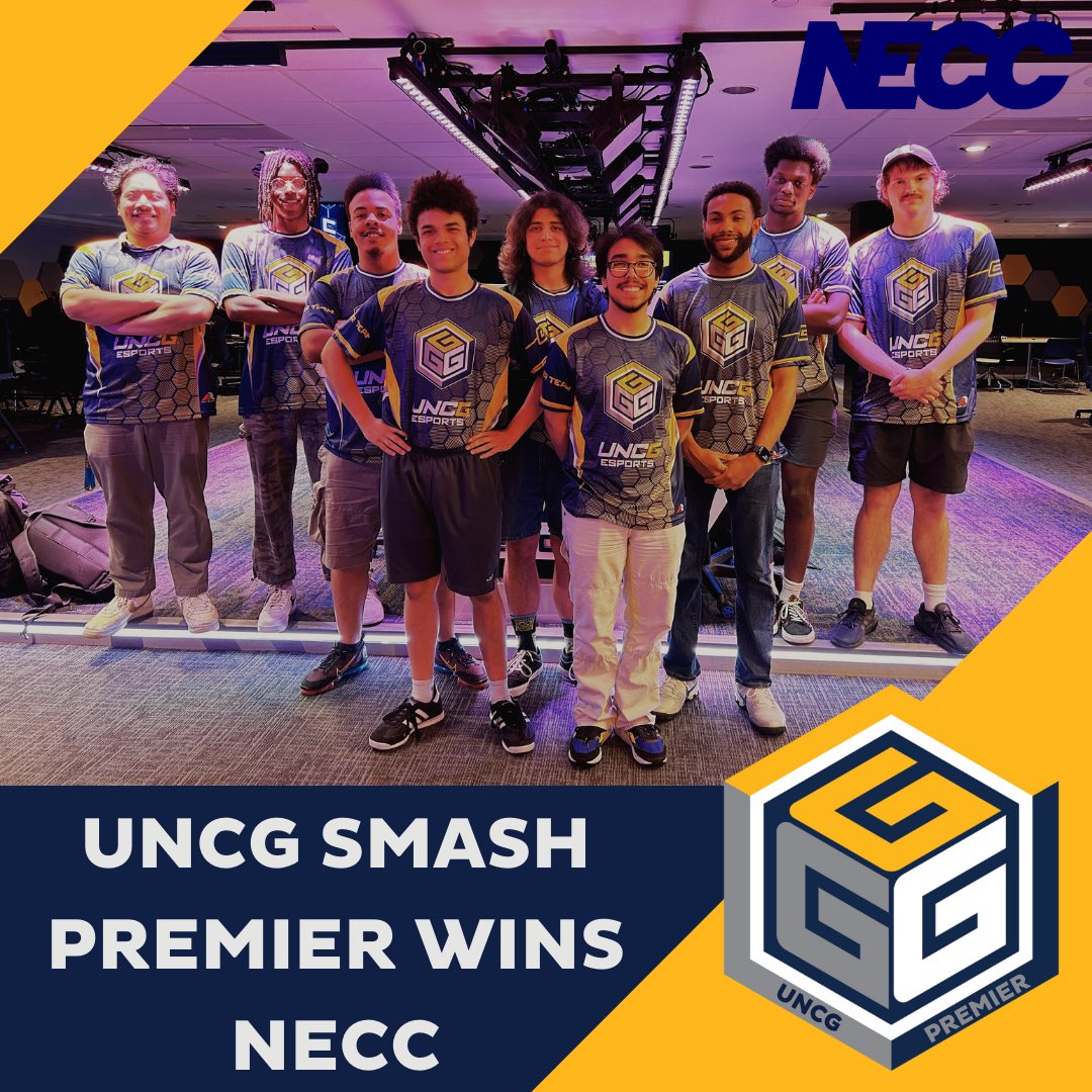 Officially have now won 2 collegiate Smash conferences... 🥊🏆

Your UNCG Spartans beat <a href="/ShenUesports/">Shenandoah Esports</a> to win the <a href="/neccgames/">NECC</a> Grand Finals as the 19th seed. We are so proud of the dedication and drive that the team demonstrated. GG!