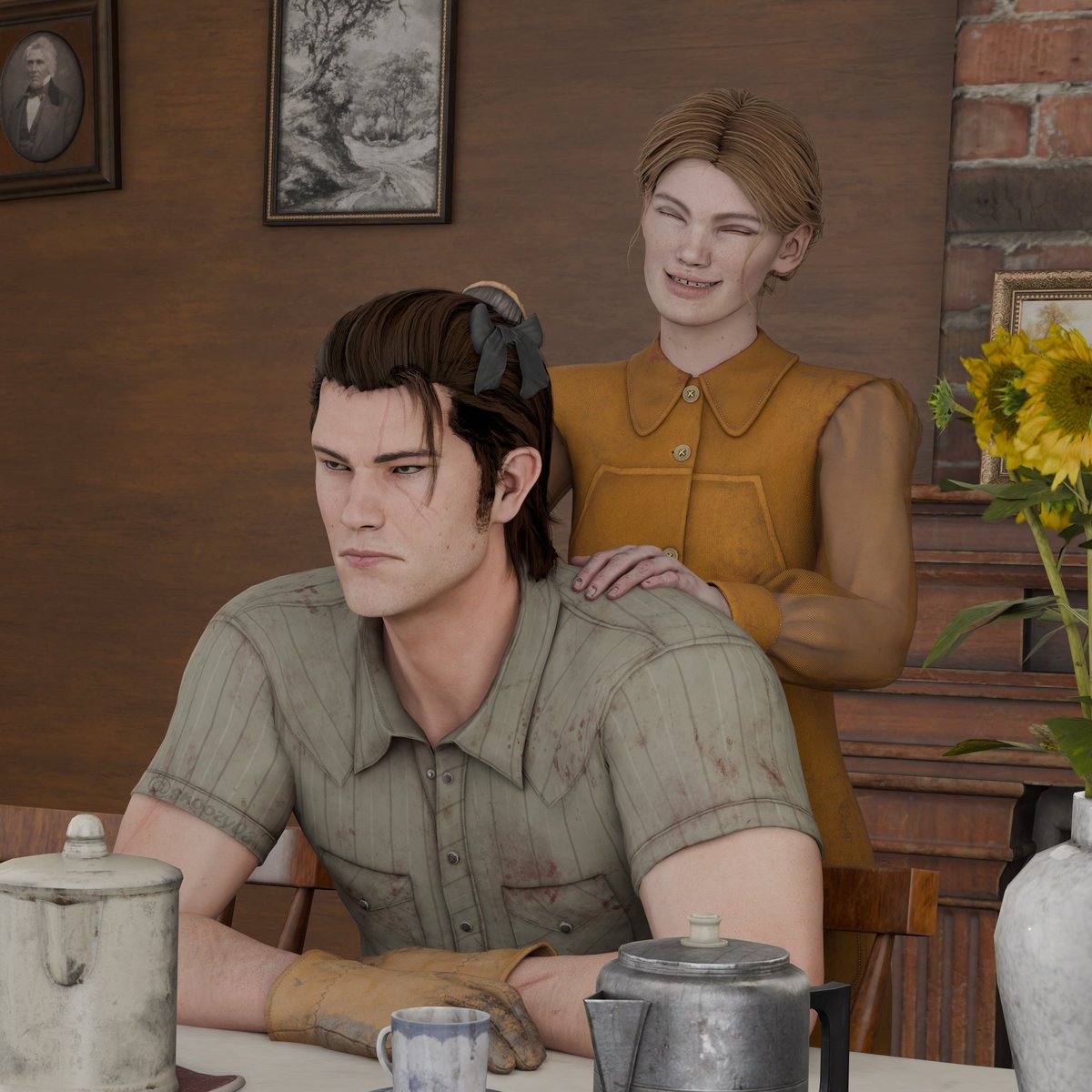 SNOOZY03x's tweet photo. It's always nice to see the family get along

#johnnysawyer #sissysawyer #tcmgame https://t.co/5Ed8oDvUpz
