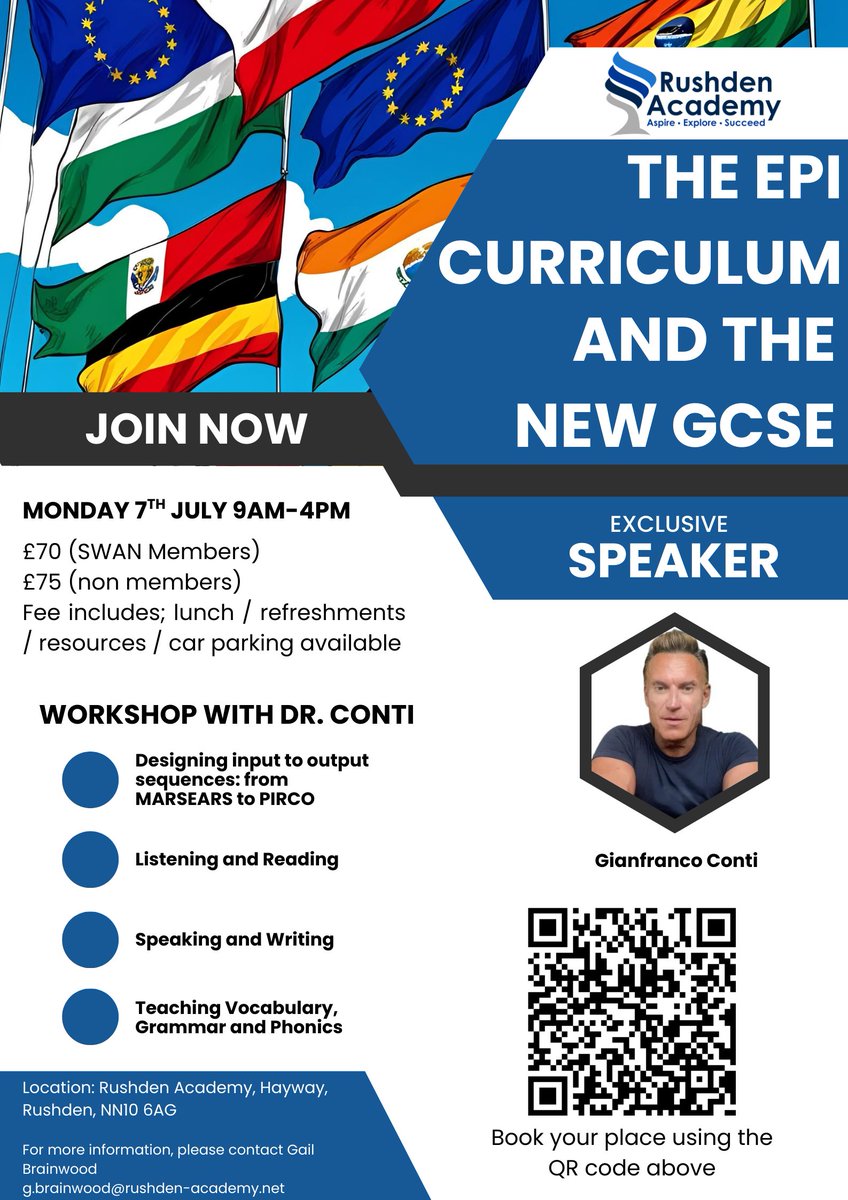 We're hosting Gianfranco Conti on Monday 7th July. Book your place today trybooking.com/uk/EURQ