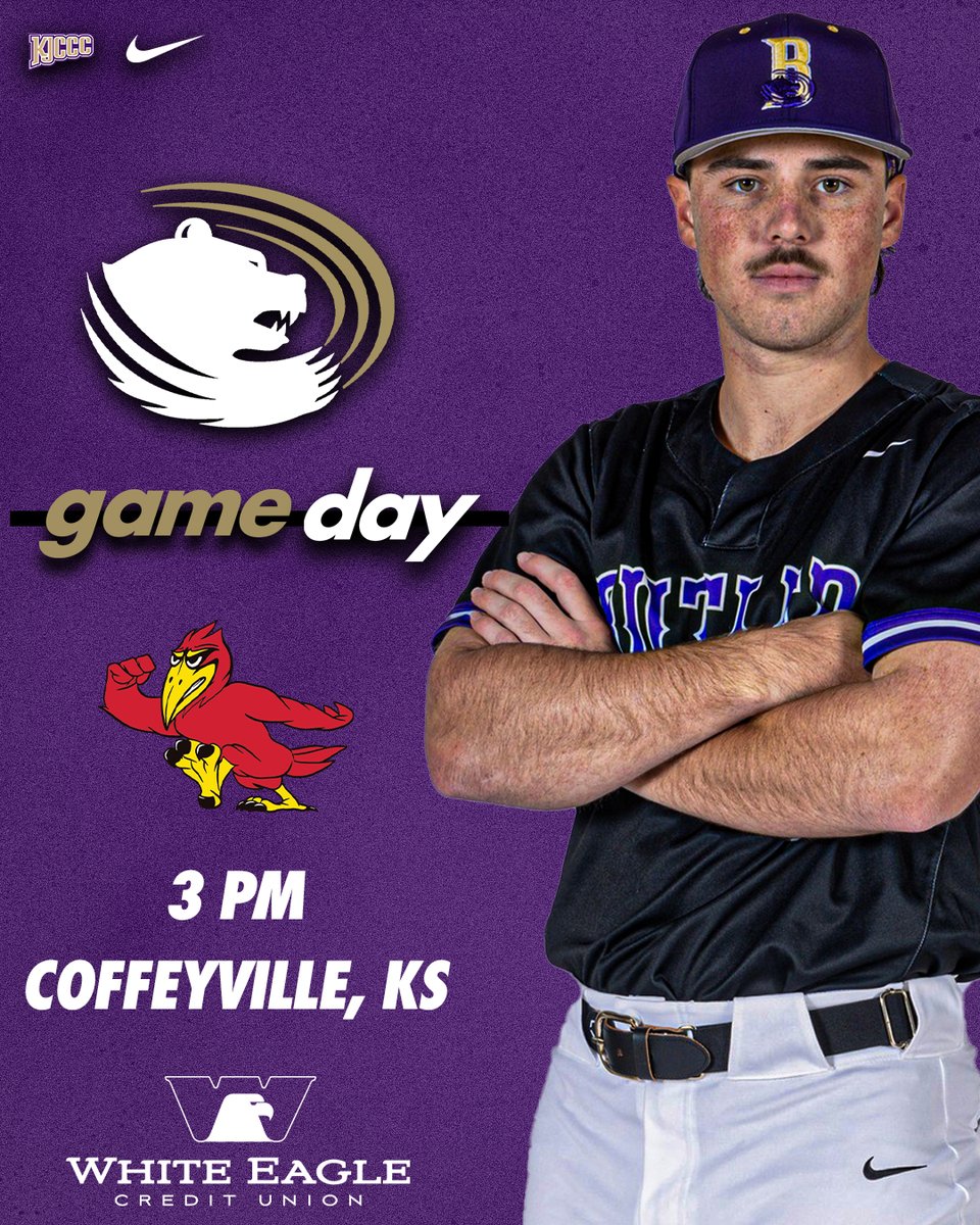 Butler Grizzlies (@butlergrizzlies) on Twitter photo Grizzlies are opening up the postseason on the road today!
⚾️ <a href="/Buco_Baseball/">Butler Baseball</a> at Coffeyville (Gm. 1)
🕒 3 p.m.
📍 Walter Johnson Park
➡️ Region 6/Plains District Tourney
🔗 linktr.ee/butlergrizzlies
#RoarGrizz🐻 Grizzlies are opening up the postseason on the road today!
⚾️ <a href="/Buco_Baseball/">Butler Baseball</a> at Coffeyville (Gm. 1)
🕒 3 p.m.
📍 Walter Johnson Park
➡️ Region 6/Plains District Tourney
🔗 linktr.ee/butlergrizzlies
#RoarGrizz🐻