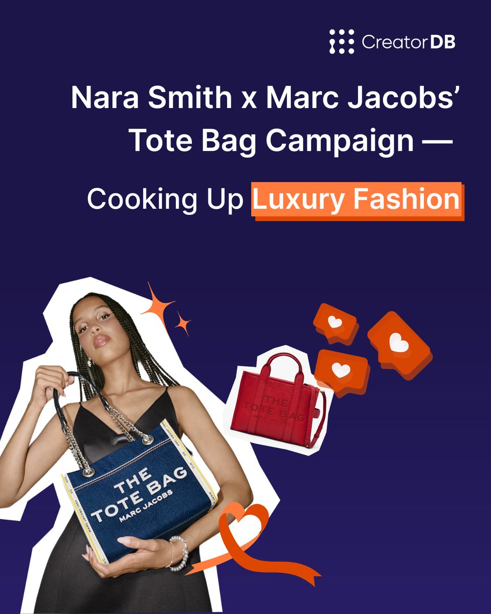 CreatorDB_OFCL's tweet photo. Ever thought about baking a beautiful Marc Jacobs tote bag? 🧑‍🍳

Because that’s what Nara Smith did, and it feels nothing like an ad… 🤔

And that’s why it works! 💡

Want influencer campaigns that actually work? Let’s make it happen. 👉 https://t.co/c87fJhs9be https://t.co/kkFM6hE1OY
