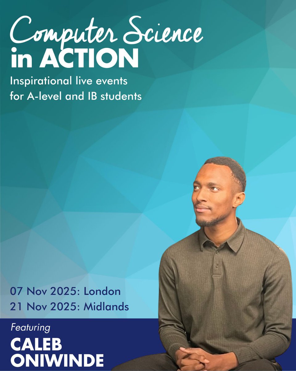 edu_in_action's tweet image. 🚨 Exciting news! Tech YouTuber &amp;amp; cloud/cybersecurity pro Caleb Oniwinde joins Computer Science in Action!
Don’t miss his inspiring session for the next gen of tech talent.
🔗 ow.ly/F8eG50VJy9S
#ComputerScienceInAction #CalebOniwinde #TechCareers #Cybersecurity