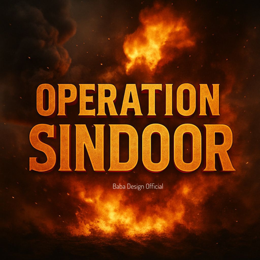 “ऑपरेशन सिंदूर”
7 मई 2025 — वो तारीख जब भारत ने आतंक के अड्डों पर न्याय का प्रहार किया।
पाकिस्तान और PoK में छिपे दुश्मनों को मुँहतोड़ जवाब देने का नाम है — ऑपरेशन सिंदूर।
ये सिर्फ एक सैन्य ऑपरेशन नहीं,
ये हर शहीद के लहू का बदला है।
ये हिंदुस्तान की चुप्पी के पीछे छुपी हुंकार है।