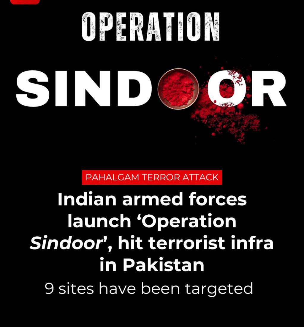 Khoslapreet's tweet photo. #Pahalgamterrorattack

Justice is served
Jai hind jai bharat https://t.co/MOJppJQHwW