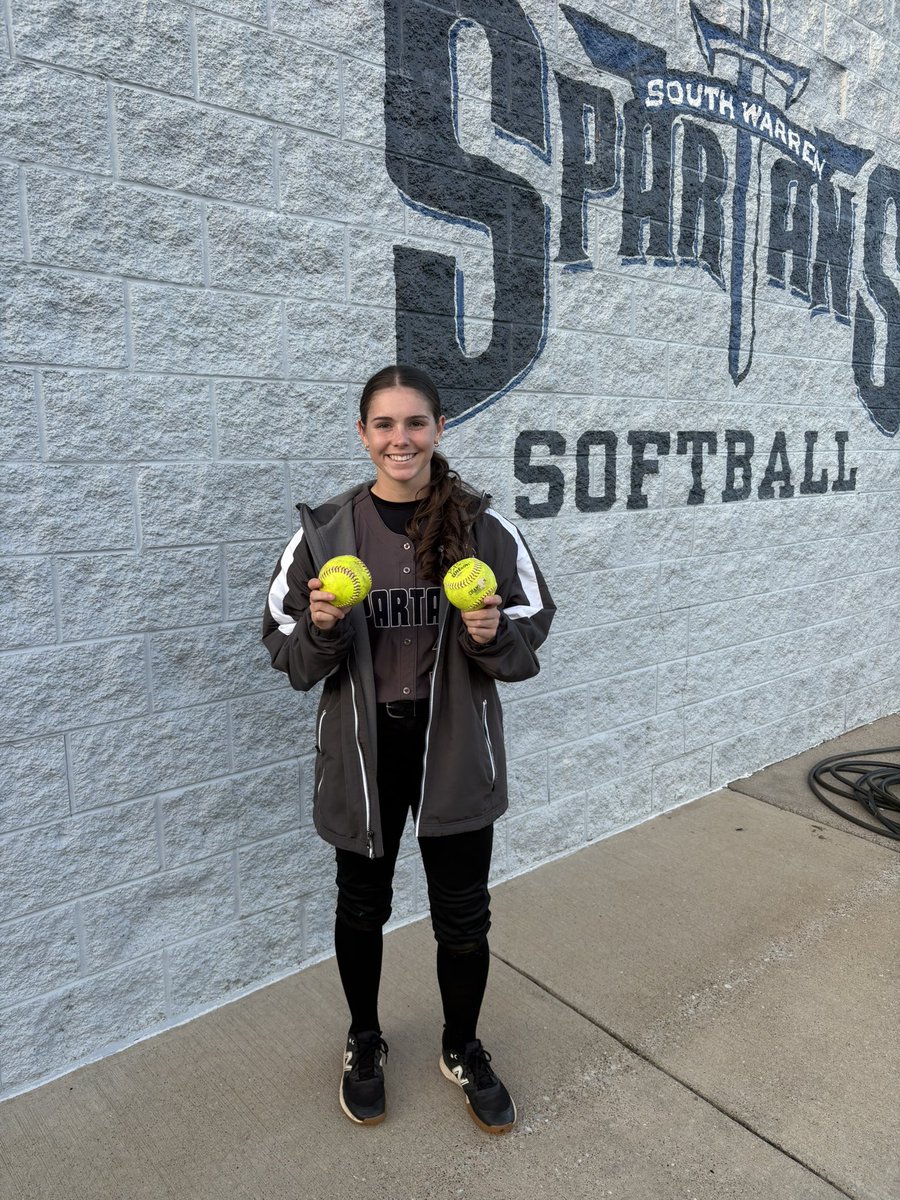 SWSoftball's tweet photo. Your SPARTANS finish up regular season district play tonight with their WIN over Warren Central. 

@McLaineHudson1 with 2 back-to-back HRs &amp; @LaylaOgden1 gets the SHUTOUT! 

#NoExcuses https://t.co/bhCDu35ZZo