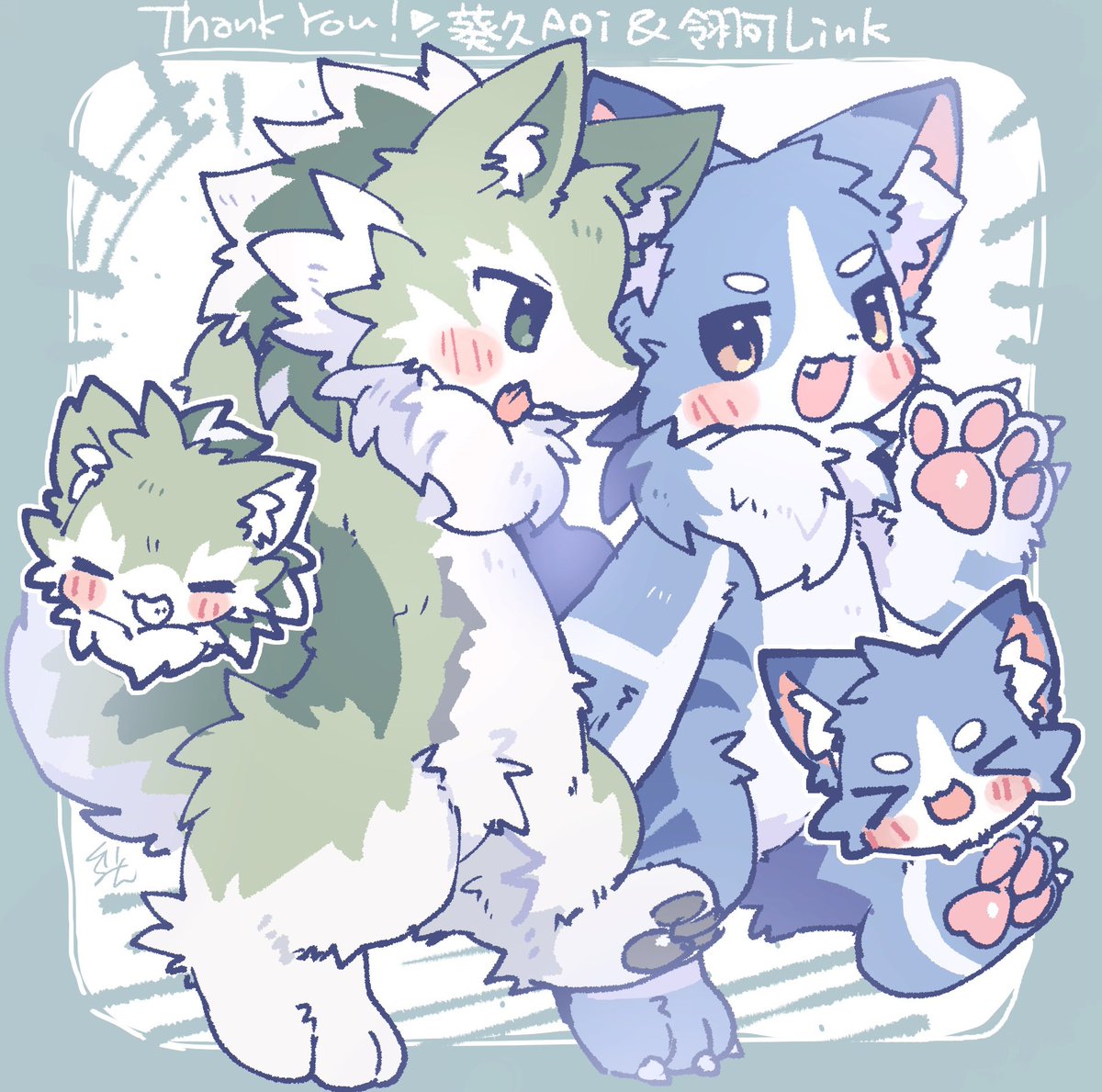 一起走～
w/<a href="/Classmate_Kui/">ヴァルト/Valt</a> 
🎨<a href="/guruminn_M/">縫乃ぐるみん</a>