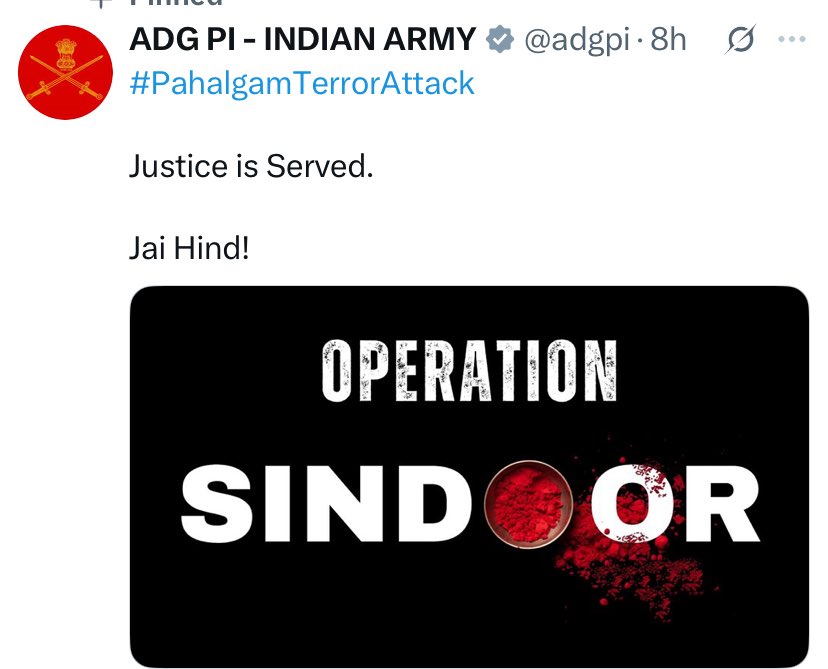 Operation Sindoor. Press briefing at 10.30 am.