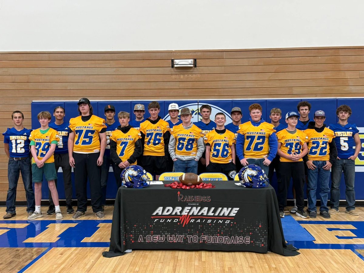 8th grade signing day!!

Thank you Rob Tesch with Adrenaline Fundraising-Montana and Wyoming/KLL Fundraising for sponsoring tonight’s event and providing pizza and drinks. We are excited for this group of incoming Freshman to join our high school team next fall! 

#WeAreShepherd