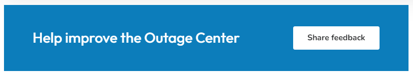 jplts's tweet photo. @PGE4Me FYI: The "Share feedback" button on your Outage Map (that, ironically, asks to help improve the page), fails with a javascript error when its clicked: https://t.co/vBWcNBKwNe