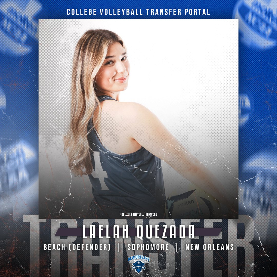 𝗜𝗻 𝗧𝗵𝗲 𝗣𝗼𝗿𝘁𝗮𝗹

✏️: Laelah Quezada
🏐: Beach (Defender)
🎓: Sophomore
📍: New Orleans

#CollegeVBTransfers | #NCAAWVB