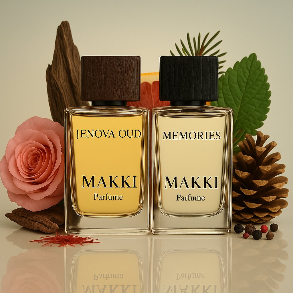 اكتشف عالم الروائح ...
 عبير العود يلتقي بنعومة الورد ودفء الزعفران لتجربة عطرية تأسر الحواس..
وتبقى في الذاكرة نفحات منعشة من البرتقال والصنوبر والباتشولي والفلفل الأسود والأحمر تعبر عن لحظات لا تنسى وتوقظ أجمل الذكريات..
اختر عطرك وابدأ قصتك..
#عطور_مكي 
#رابطة_عشاق_العطور