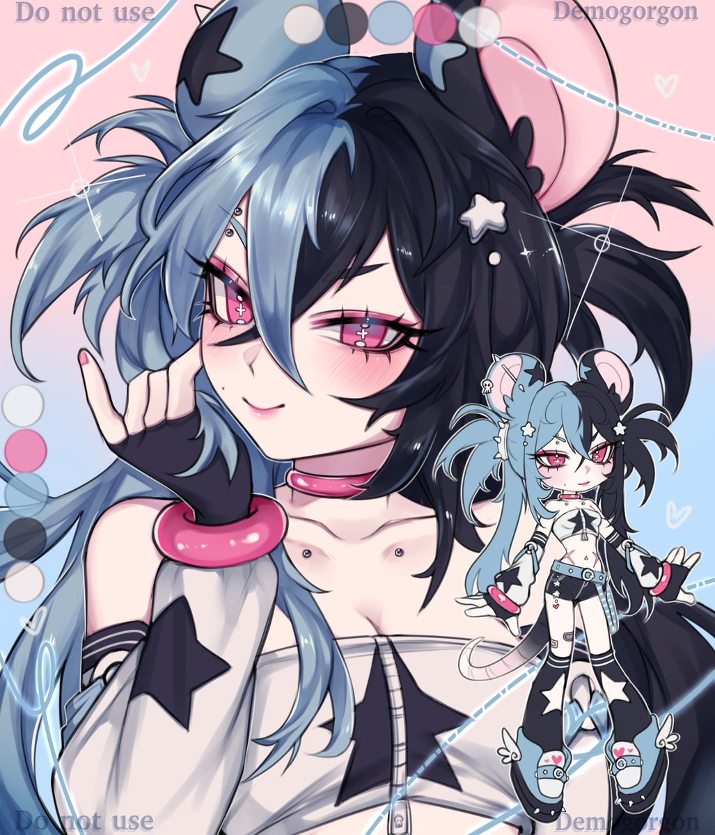Dvmogorgon's tweet image. Some designs I&apos;ve sold with a portrait ૮₍ ´ ꒳ `₎ა