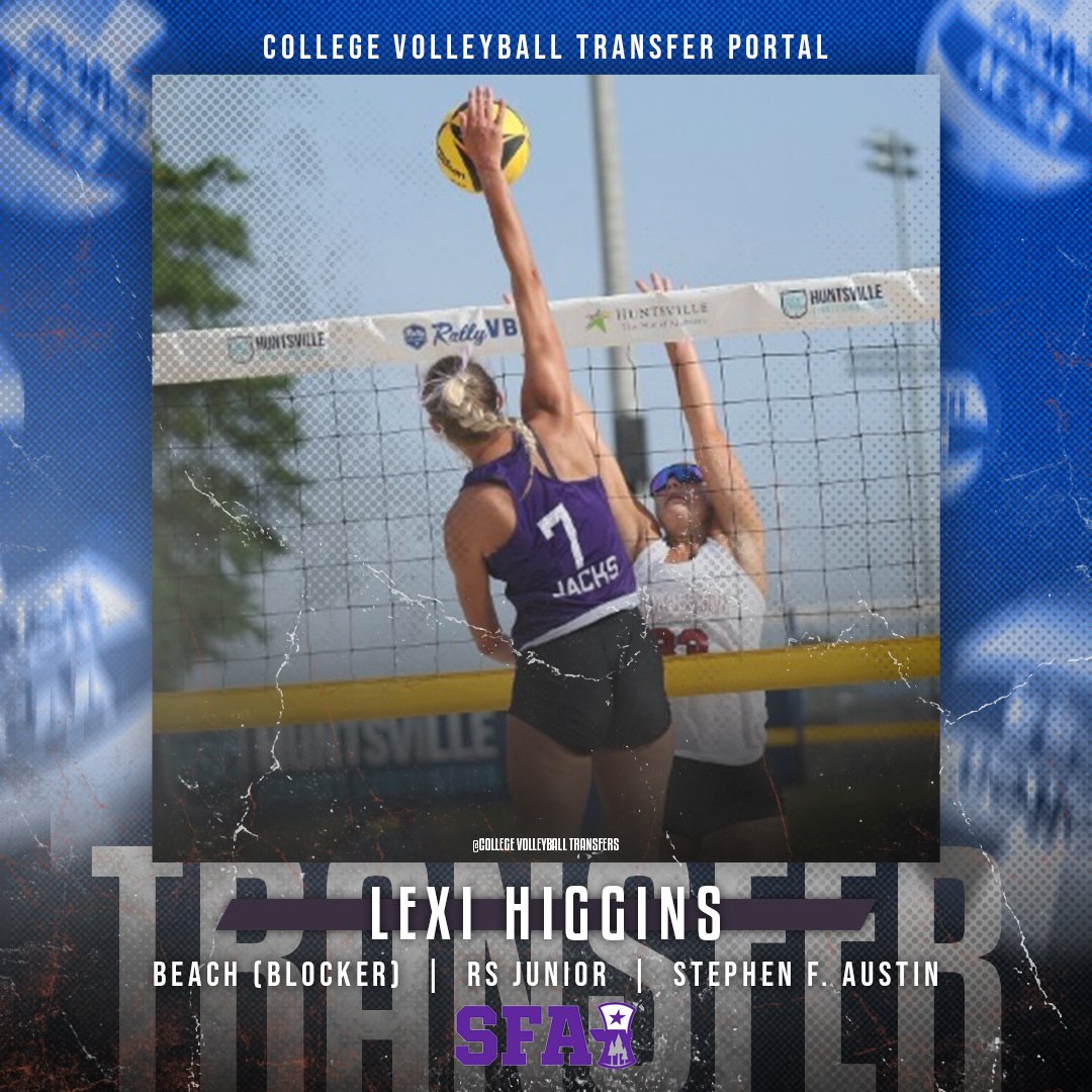 College VBall Transfers (@cvbtransfers) on Twitter photo ๐๐ป ๐ง๐ต๐ฒ ๐ฃ๐ผ๐ฟ๐๐ฎ๐น
โ๏ธ: Lexi Higgins
๐: Beach (Blocker)
๐: RS Junior
๐: Stephen F. Austin
โ: <a href="/Lexingt07876692/">Lexi Higgins47</a>
#CollegeVBTransfers | #NCAAWVB ๐๐ป ๐ง๐ต๐ฒ ๐ฃ๐ผ๐ฟ๐๐ฎ๐น
โ๏ธ: Lexi Higgins
๐: Beach (Blocker)
๐: RS Junior
๐: Stephen F. Austin
โ: <a href="/Lexingt07876692/">Lexi Higgins47</a>
#CollegeVBTransfers | #NCAAWVB