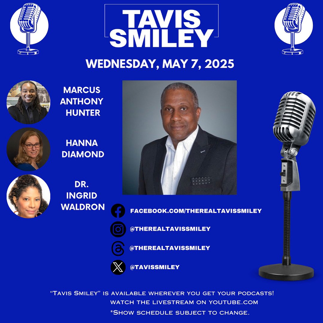tavissmiley's tweet image. #kbla1580 #unapologeticallyprogressive #tavissmiley #tavissmileyshow #marcusanthonyhunter #hannadiamond #ingridwaldron #mentalhealthawarenessmonth #georgefloyd #josephinebaker #secretwar #politicaltopics