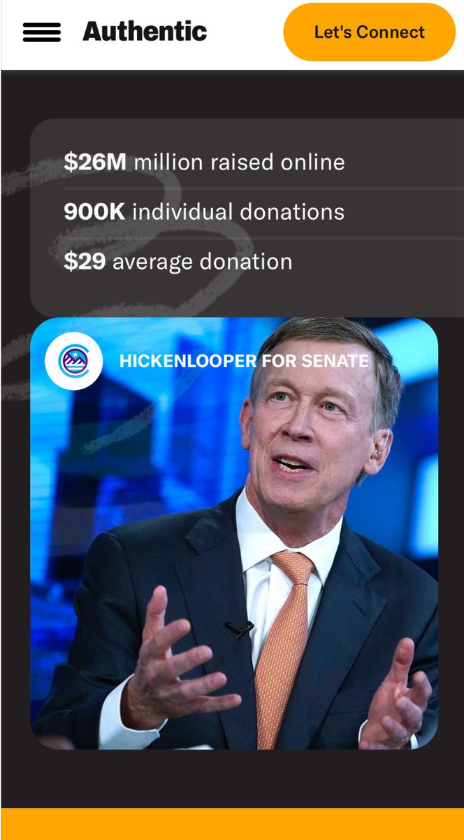 Michael Rosazza (@mrosazza) on Twitter photo <a href="/Hickenlooper/">John Hickenlooper</a> Can you comment on your ActBlue money laundering scheme with authentic.org? The failed money raising firm of Judge Merchan’s daughter? <a href="/Hickenlooper/">John Hickenlooper</a> Can you comment on your ActBlue money laundering scheme with authentic.org? The failed money raising firm of Judge Merchan’s daughter?