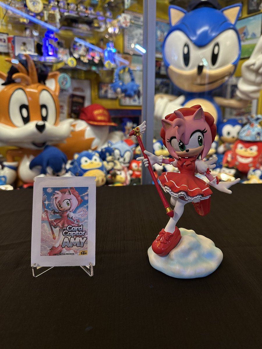 SEGA Amy Rose 8” Plush Sonic The Hedgehog Rare Stuffed Doll, image size:900x1200