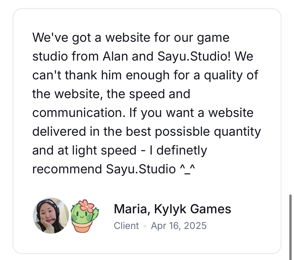 SAYU. STUDIO | Webflow Development & Design tweet media