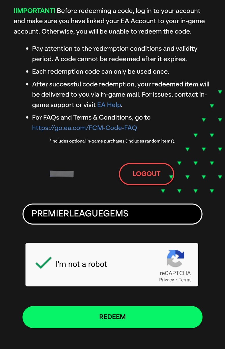 JES018FCM's tweet image. 🚨FC Mobile Redeem code is live 🚨

Code 👉 PREMIERLEAGUEGEMS

Reward : 1.5k gems 

Redeem your reward from redeem.fcm.ea.com
 
07-05-2025

#fcmobileredeemcode #easports #redeemcode #FCMobile