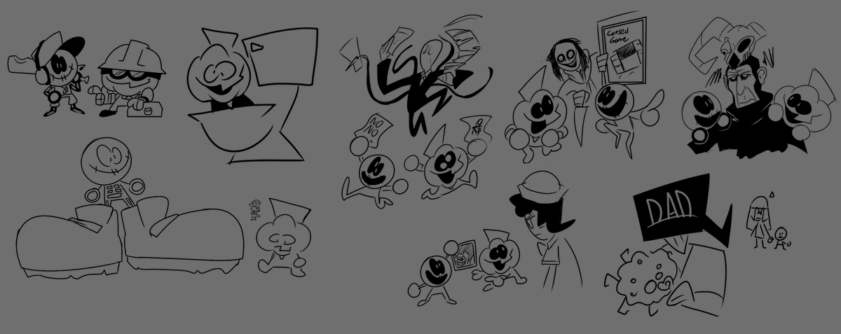 _SrPelo_'s tweet photo. Been working on SM 7 to the point that I don't remember posting a lot of it here, it's mostly on groups or patreon, I need to make that site + blog post for it!
anyway heres some doodles, idk what I posted before sooo waha~ https://t.co/wyBXnOoHk3