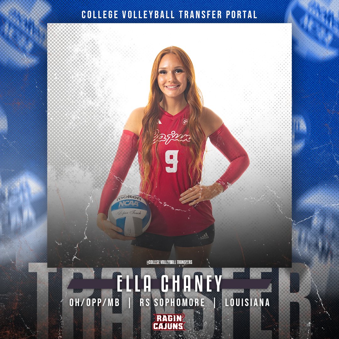 𝗜𝗻 𝗧𝗵𝗲 𝗣𝗼𝗿𝘁𝗮𝗹

✏️: Ella Chaney
🏐: OPP/OH/MB
🎓: RS Sophomore
📍: Louisiana

#CollegeVBTransfers | #NCAAWVB