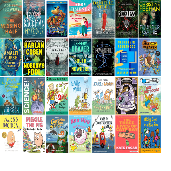 This week the Morris Public Library has 28 new books and two new movies.  New items include The Missing Half. wowbrary.org/nu.aspx?p=4452…