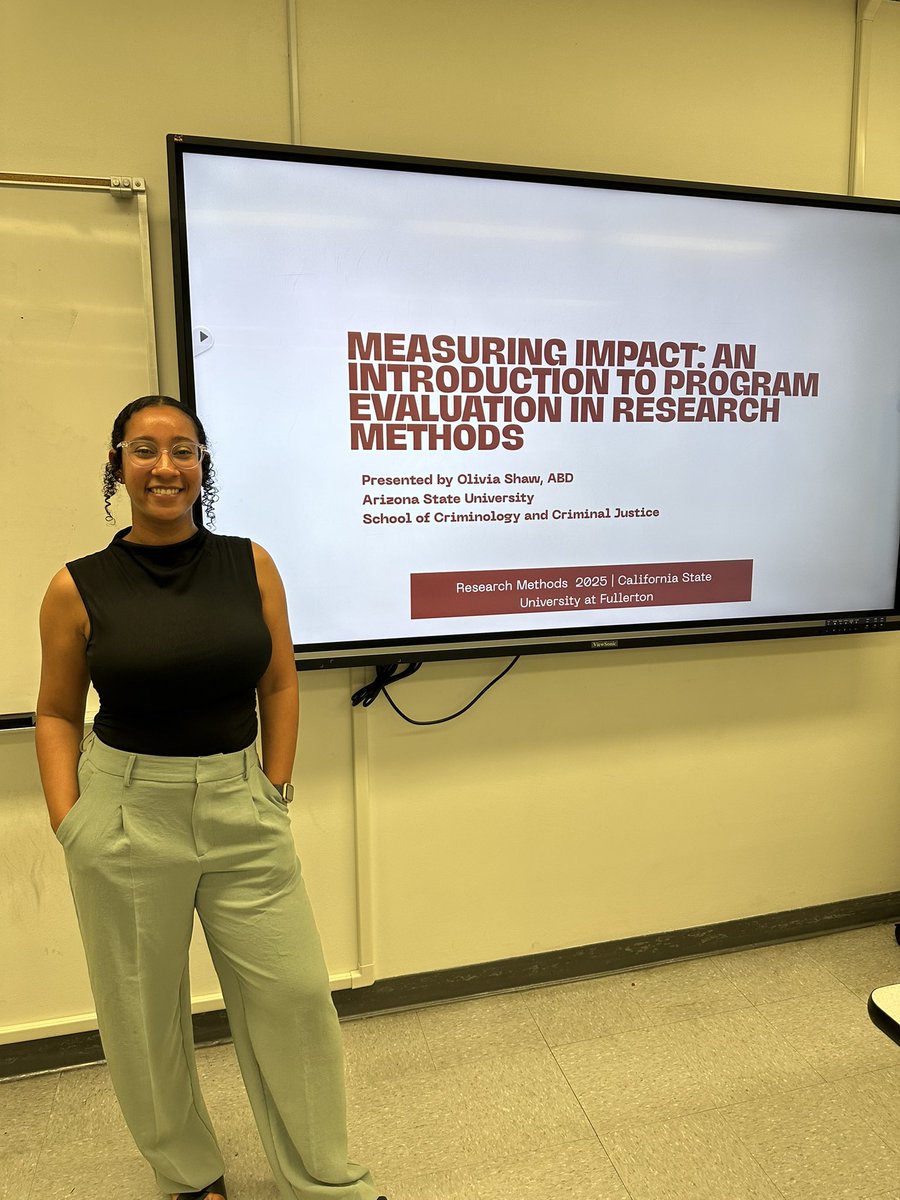 Love showing students how we can use research to improve reentry, reduce harm, and build a more just system. Turning big questions into real-world impact—let’s go! Big shoutout to <a href="/GreenHurcules/">Gabriel A</a> for the opportunity to teach <a href="/csuf/">Cal State Fullerton</a>