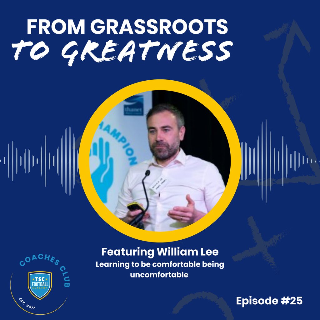 Episode 25 out now - featuring William Lee. 

In todays episode, we go through the journey from starting coaching aged 16 to running a business making a difference in communities around Kent.

Listen to the full episode - linktr.ee/tsc_coaches_cl…

#NewEpisode