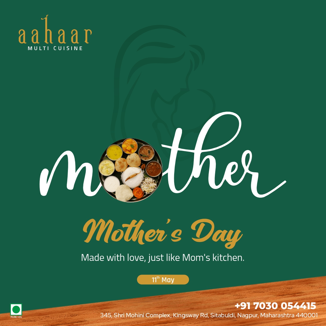 AahaarRestro's tweet photo. This Mother’s Day, treat your first chef to a feast filled with love.
Celebrate with Aahaar! 🍴🌸

#MothersDay #MothersLoveOnAPlate #AahaarSpecial #AahaarMultiCuisine https://t.co/8eofPoy46e