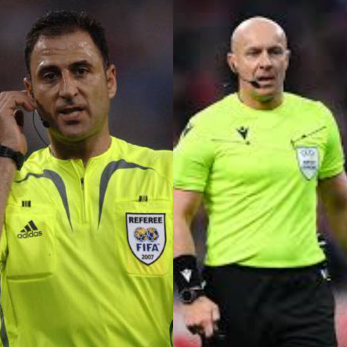 Seguro que no sabéis quién es el de la izquierda, es Benquerença el árbitro  portugués amigo de Mourinho q nos robó contra el <a href="/Inter/">Inter ⭐⭐</a> en 2010, que el madridista de Marciniak no caiga en el olvido.