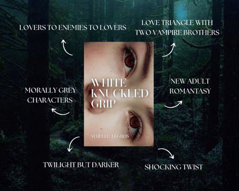 majellelegros's tweet image. TWILIGHT X EUPHORIA
The vampires think they’re the gods of this world, but it’s actually just 6 college students.
🩸A darker version of Twilight
🩸Will make you cry
🩸Main characters die
🩸Obsession & betrayal
🩸Love triangle 👏
#questpit #supernatural #Q