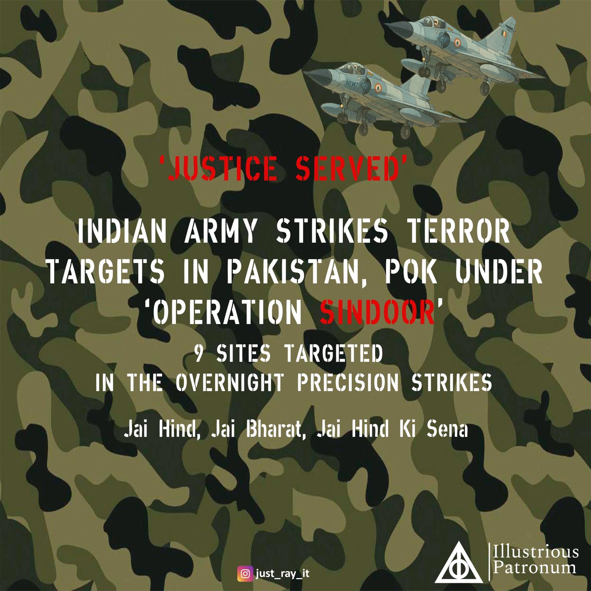 reek_ray's tweet photo. #operation_sindoor 
Jai Hind🇮🇳 https://t.co/CB19VV2sAh