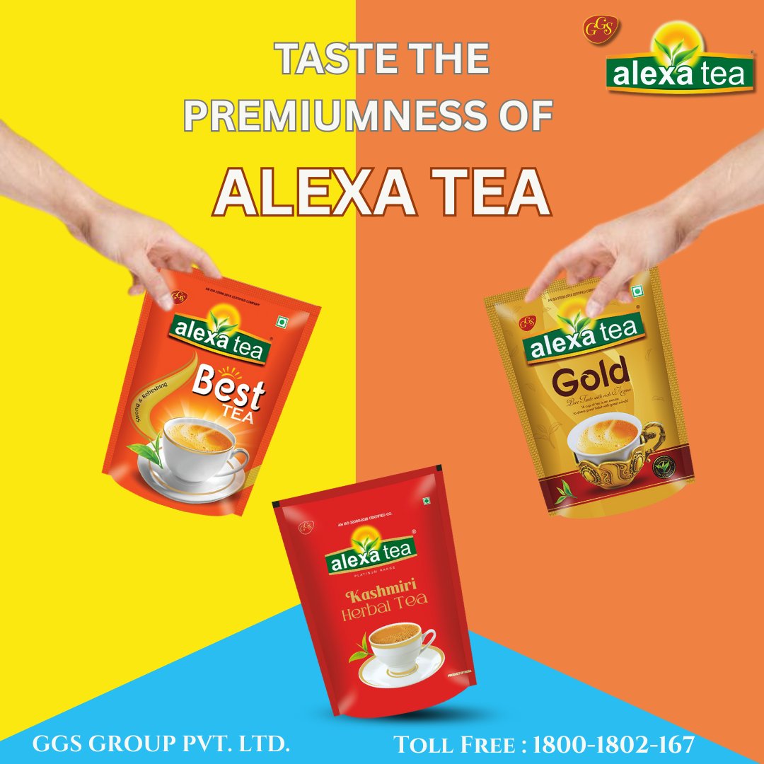 A good cup of Alexa tea anytime makes the day better.

So, make your day better with Alexa Tea

Visit - alexatea.com

#alexatea #tealoversclub #TeaTime #tealover #chaitime #chaitea #morningteatime #afternoontea #eveningtea