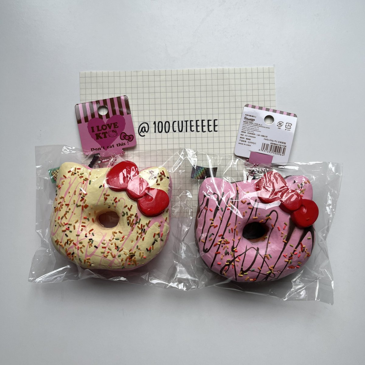 100cuteeeee's tweet photo. Hello Kitty donut!
Price : 240/1
*มีตำหนิจากโรงงานขอคนรับได้ค่า
ค่าส่ง 50 บาท รับ2ชิ้นส่งฟรีเลยค่าาา
#สกุชชี่ #สกุชชี่แท้ #สกุชชี่มือสอง #ส่งต่อสกุชชี่  #ปล่อยสกุชชี่ #ตลาดนัดสกุชชี่ #squishy https://t.co/1Df9eWdVlq