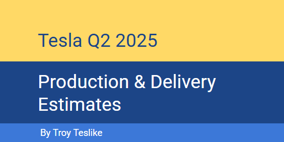 Tesla's delivery performance in Q2 isn't looking great so far. The sales numbers from China and Europe aren’t promising. My full-year delivery estimate is now clearly below 1.7 million, which no longer seems achievable.

I've also lowered my 2026 delivery estimate following news