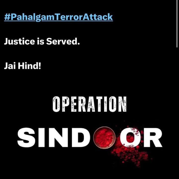 VVimlesh_SP's tweet photo. पराक्रमो विजयते! !!!!

जय हिंद जय भारत 
         
             🇮🇳

#IndiaPakistanWar #IndianArmy https://t.co/zZDi07QpRm