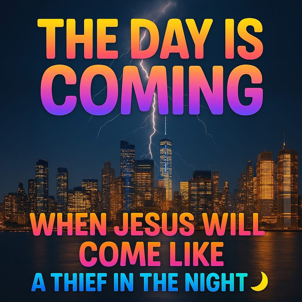 Are you ready?  Because this world won’t get a countdown. No warning sirens. No second chances. One moment everything feels normal… and the next, it's too late.

🕛 Jesus is coming — suddenly, like a thief in the night. Will He find you watching... or sleeping?

📖 “For
