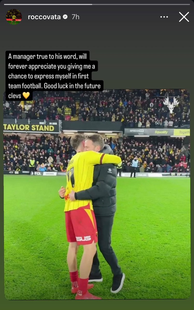 Rocco Vata on Tom Cleverley…

#watfordfc