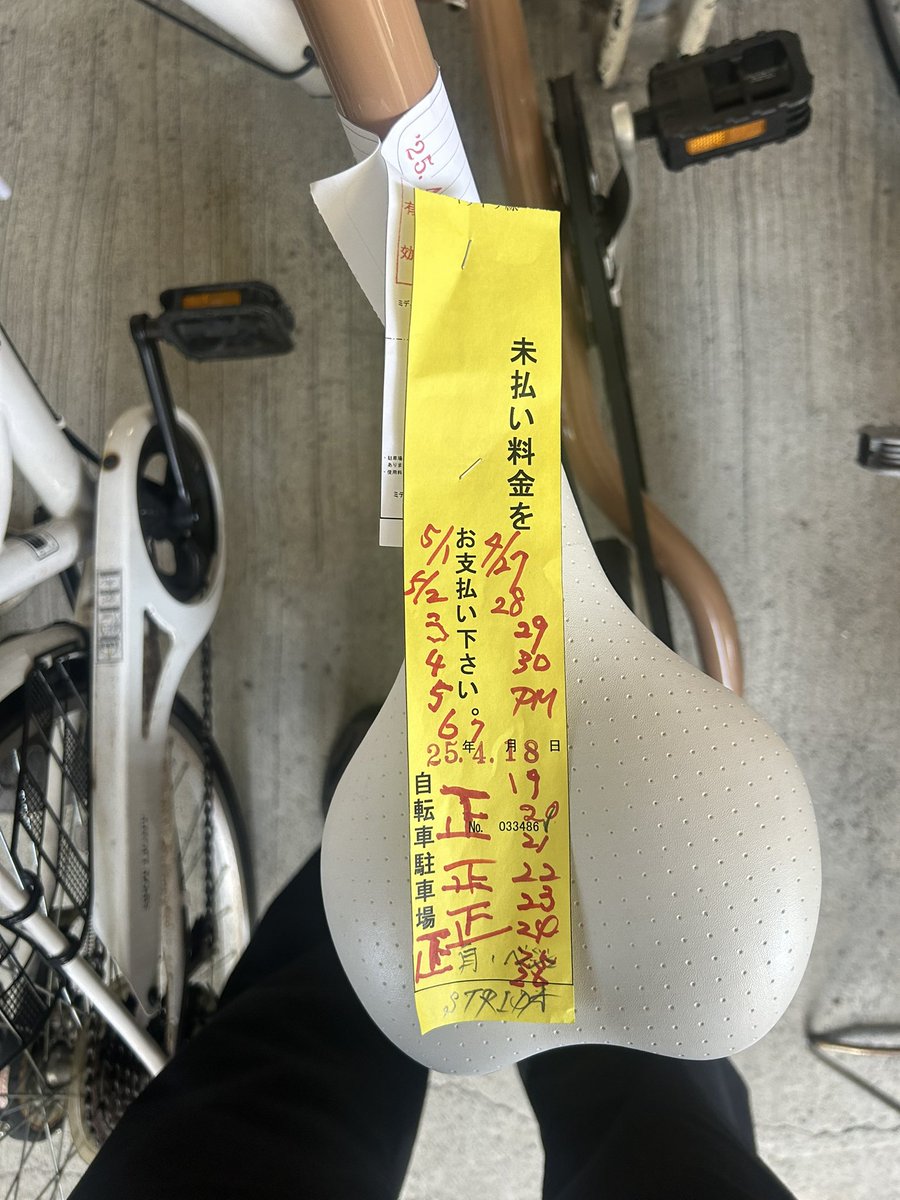 駅前に自転車停めたまま忘れすぎてた
ほんまポンコツすぎて嫌になる