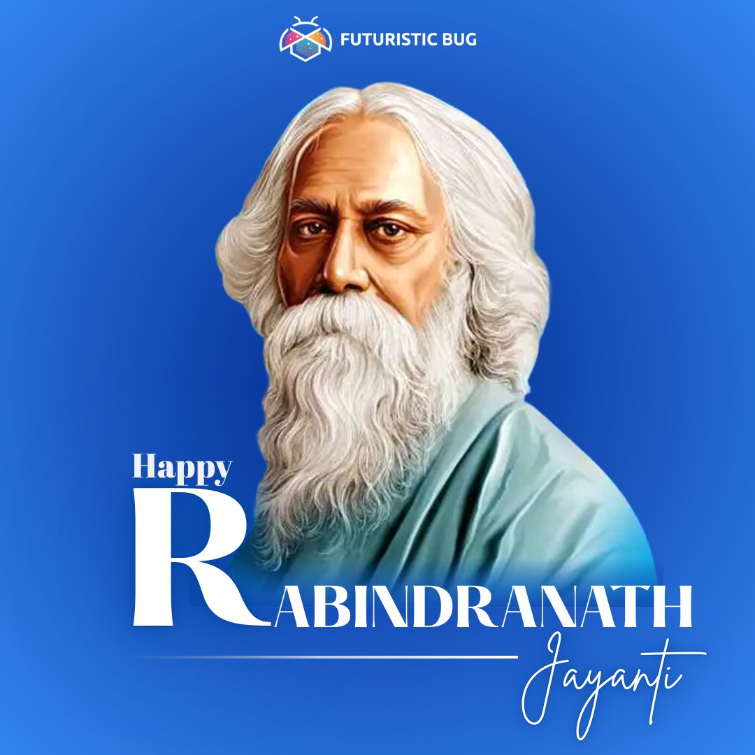 futuristicBug's tweet image. Great minds shape the future—Tagore shaped minds.
Futuristic Bug bows to the timeless architect of culture and creativity.
#CreativeLegacy #RabindraJayanti #FuturisticBug