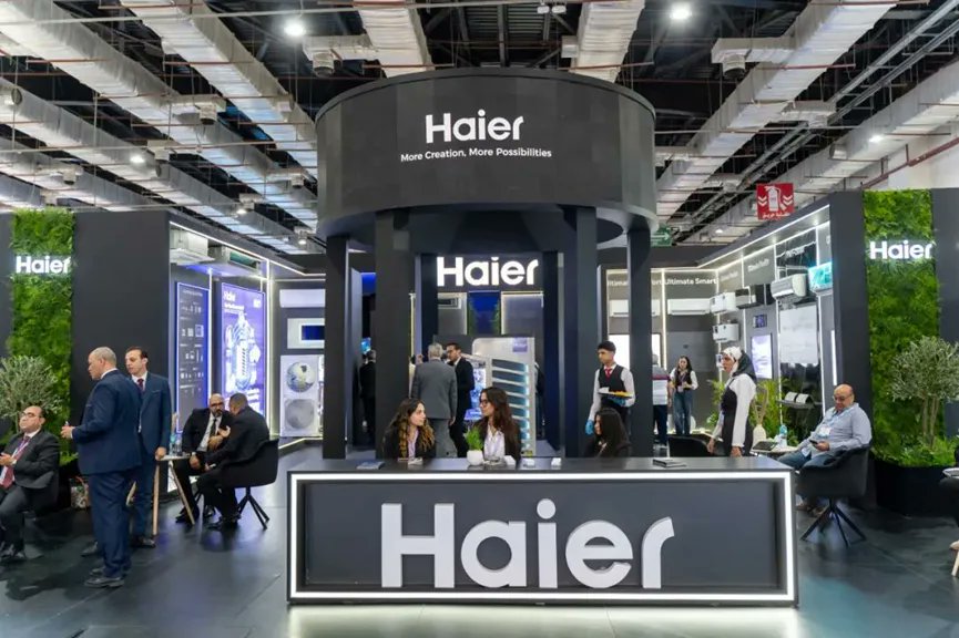 JARNmagazine's tweet photo. 📢Press release!

🌍 @HaierOfficial's HIBs shine at Cairo's HVAC-R Exhibition, showcasing cutting-edge innovations in heating, ventilation, air conditioning, and refrigeration. A testament to Haier's commitment to advancing HVAC-R technology in Africa.
#HVACR #HVAC #Innovation #HVACRCairoExhibition

📖 Read our full story on eJARN:
https://t.co/Gzo9F5LMa6