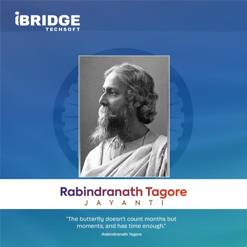 TechsoftIbridge's tweet image. Today, we honor the Nobel laureate whose creativity transcended boundaries.
Happy Rabindranath Tagore Jayanti!
#RabindranathTagoreJayanti #TagoreQuotes #NobelLaureate #Inspiration #TagoreJayanti #BardOfBengal #LegacyOfExcellence #VishwaKavi #TagoreLegacy #GurudevTagore #ITJobs