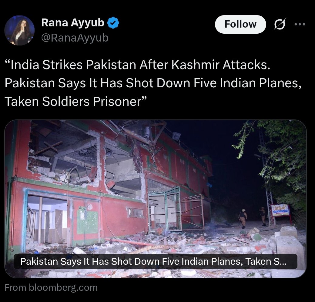 Leo_2599's tweet photo. Interesting how the Pak govt says there’s been no airspace violation, but their 0.5th propaganda fronts are busy declaring they shot down five planes and captured soldiers. Either someone’s lying, or they’ve started an alternate reality franchise.   #OperationSindoor https://t.co/rrqtYhYCEI
